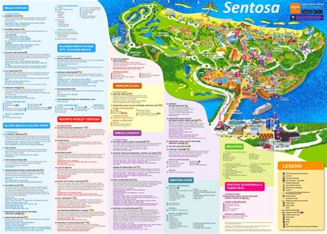 Sentosa Tourist Map | Singapore - Ontheworldmap.com