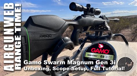 Gamo Swarm Magnum Gen 3i - Scope Mounting, Sight in, Tutorial!