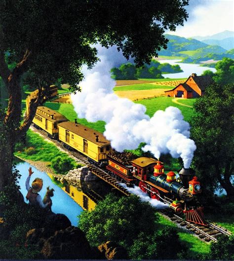 9+ Paul Detlefsen Train Painting Ideas - PAINTSZJ