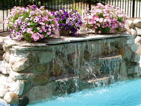 505 best images about Pools...Waterfalls...Lights...stacked stone wall ...