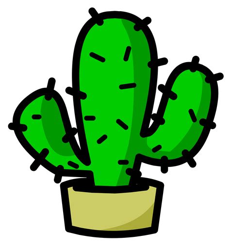 Cactus in Pot Clipart - Free Download