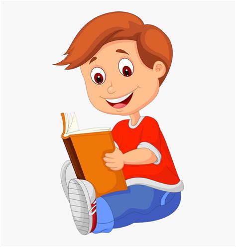 Reading Villain Clipart Vector Read Book Image And - Read Book Cartoon ...