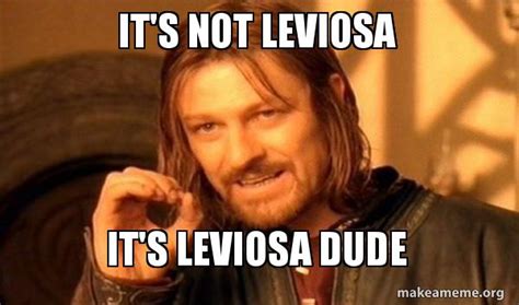 It's not leviosa It's leviosa dude - One Does Not Simply | Make a Meme