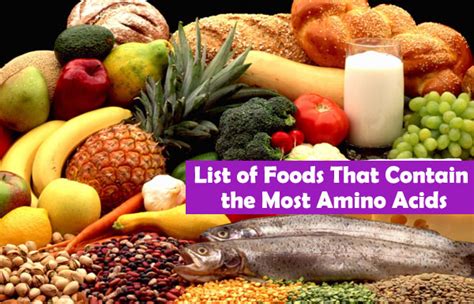 List of Foods That Contain the Most Amino Acids | Amino Acid Shots Review