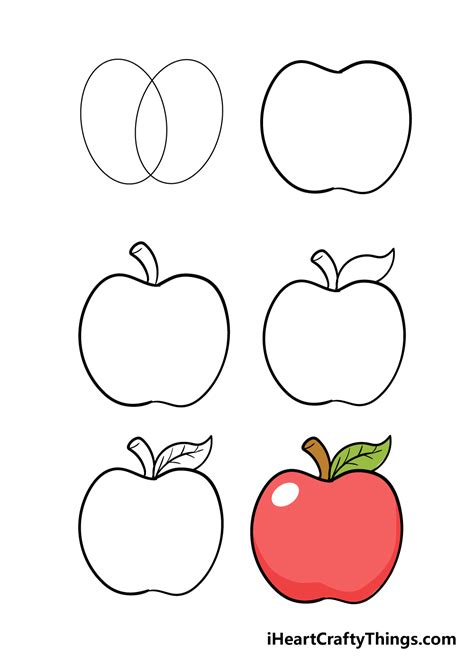 How to Draw An Apple – A Step by Step Guide - Kiến Thức Cho Người lao ...