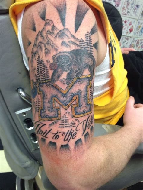 University of Michigan fans share photos of Wolverine themed tattoos ...