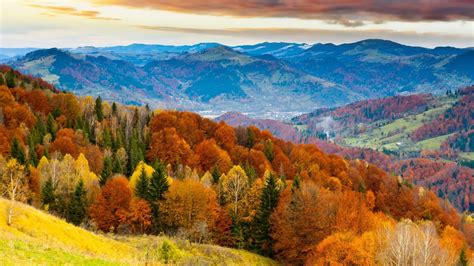 nature, Landscape, Trees, Forest, Hill, Mountain, Sky, Clouds, Colorful ...