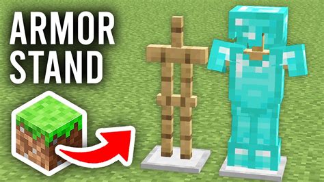 How To Make Armor Stand In Minecraft - Full Guide - YouTube