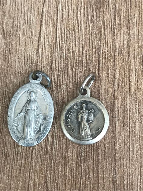 Vintage Catholic Saints Medals x 5 | Etsy