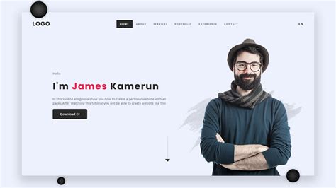 How To Make A Personal Website Using HTML And CSS