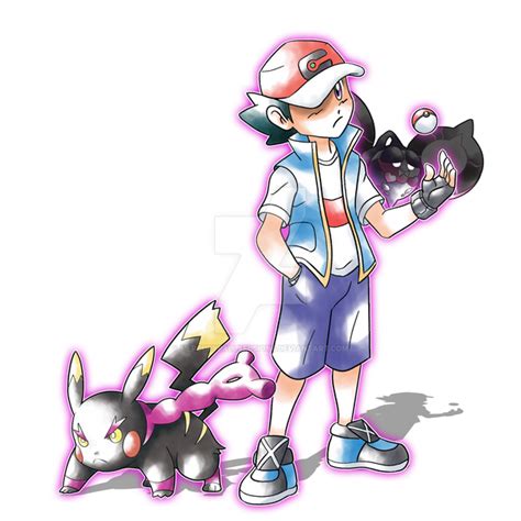 Pecharunt Possessed Ash X Toxic Chain Pikachu by MercuryBallxfusions on ...