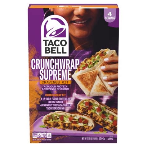 Taco Bell Crunchwrap Supreme Meal Kit, 22.6 oz - Kroger