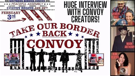 TAKE OUR BORDER BACK CONVOY - One News Page VIDEO