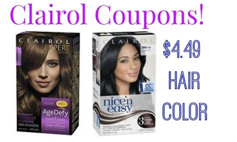 Clairol Hair Color Coupons | Makes it $4.49 at Rite Aid :: Southern Savers