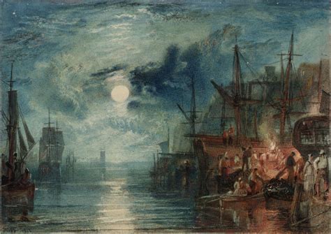 Shields, on the River Tyne. 1823. J.M.W. Turner | Turner painting ...