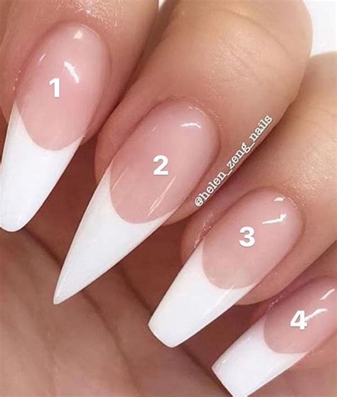 3 looks good | French tip acrylic nails, Acrylic nail types, Acrylic ...