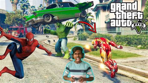 பழிவாங்க வரும் TONY - Iron Man Vs Hulk | GTA 5 Tamil Gameplay - YouTube