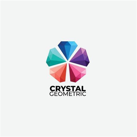 jewel logo design gradient colorful 16313883 Vector Art at Vecteezy