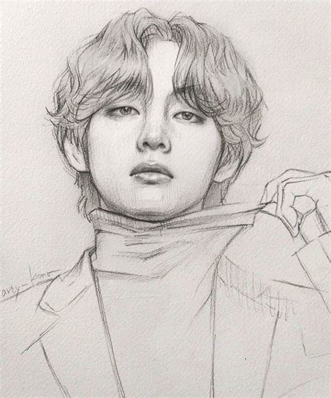 Pin by Mona on Рисунки | Cool art drawings, Bts drawings, Bts fanart