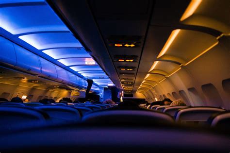 Airplane Interior Royalty-Free Stock Photo