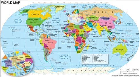 World Map | Download Free Political Map of the World in HD Image or PDF