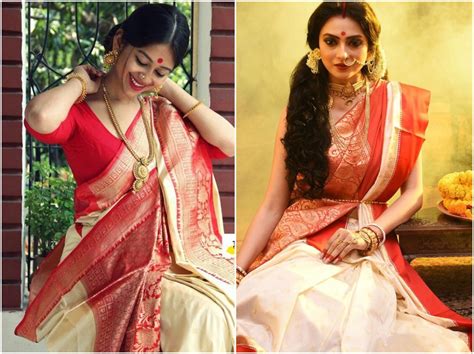 Traditional Bengali Sarees for Durga Puja | Sarees for Durga Puja 2019