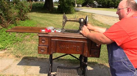 Antique Singer Treadle Sewing Machine Belt - Antique Poster