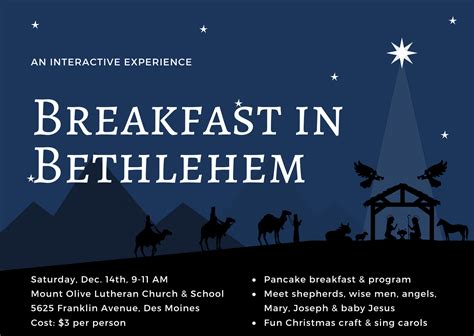 Breakfast in Bethlehem - thank you! | Mount Olive Lutheran Church