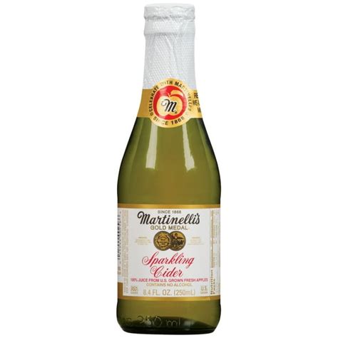 Martinelli's Gold Medal® Sparkling Cider 4-8.4 oz. Glass Bottles ...