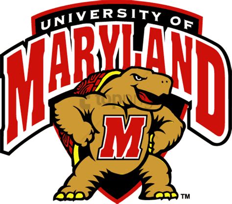 Football Image With Transparent - University Of Maryland Terps Logo ...