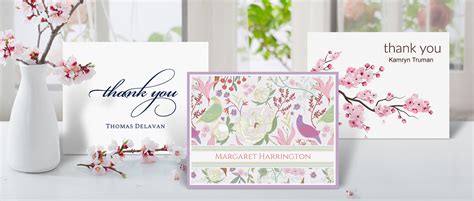 Personalized Thank You Note Cards | The Stationery Studio