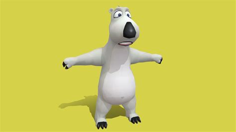 Bernard Bear (Rigged) - Download Free 3D model by poyo20 [93e9a14 ...