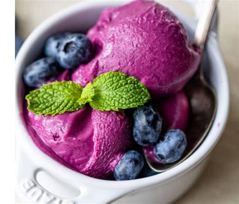 Blueberry Frozen Yogurt - Brenda Gantt