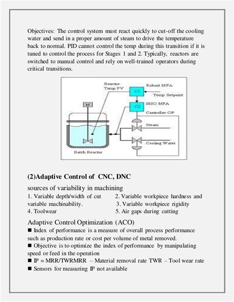 Process control examples and applications