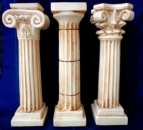 For Unity Candles - Column Corinthian, Ionic, Doric Set Pedestal Temple ...