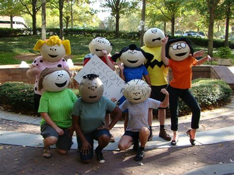 Peanuts Gang Homemade costumes, Sally, Linus, Lucy,Charlie Brown ...