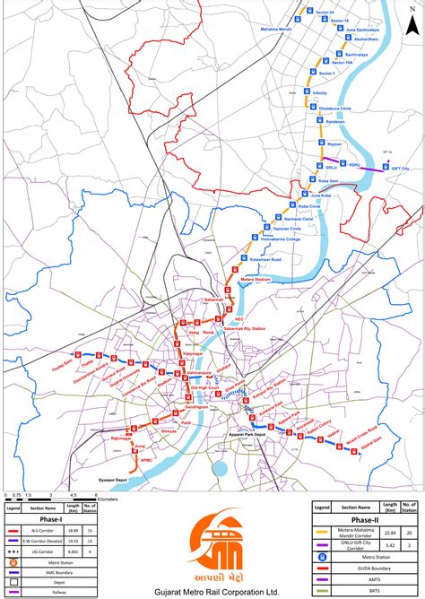 Ahmedabad Metro Map