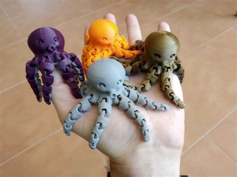 Free 3D file Cute Mini Octopus 🐙・3D printer model to download・Cults