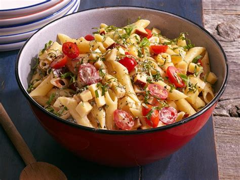 Spicy Pasta Salad With Smoked Gouda, Tomatoes and Basil Recipe | Ree ...