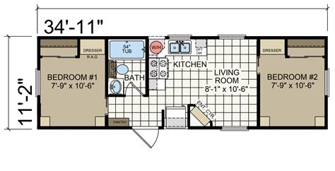 Park Model Homes Floor Plans - Good Colors For Rooms