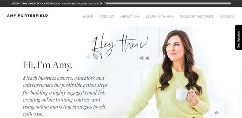 15 Personal Website Examples To Inspire You - GetResponse