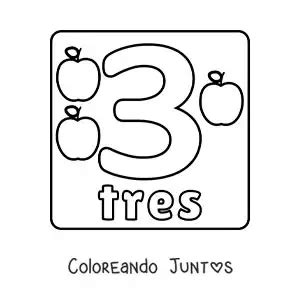 10 Dibujos de los números del 1 al 5 para Colorear ¡Gratis ...