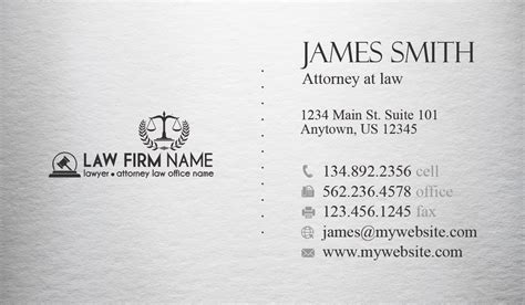 Free printable business card templates for lawyer - ziaso