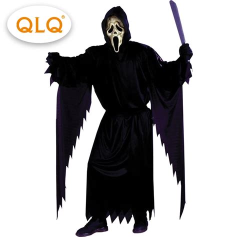 Purim Party Men Grave Ghoul Cosplay Costumes Horror Black Ghost ...