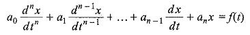 Non Homogeneous Differential Equation