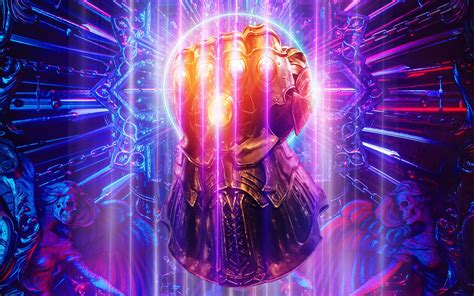 Thanos Infinity Gauntlet 4K Wallpaper for iPhone