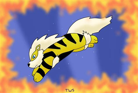 Pokemon - Shiny Arcanine by nekuroSilver on deviantART