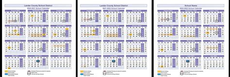 Lander County School District Calendar 2021 And 2022 PublicHolidays Us ...