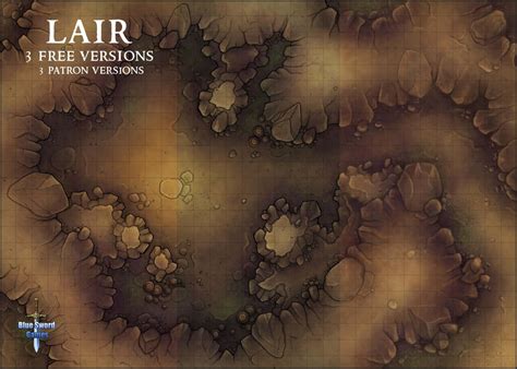 Lair, Battlemap : dndmaps