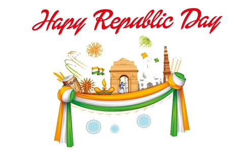 this is Happy Republic Day 26 january PNG - Transparent Image Vector ...